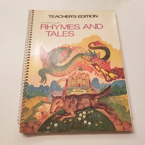 Holt Basic Reading System Textbook VTG Rhymes and Tales Teacher's Edition Lesson - Imagen 1 de 8
