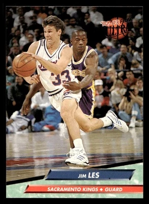 1992 Ultra Jim Les #350 Sacramento Kings  Near mint or better - Image 1 of 2