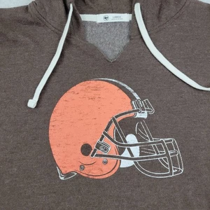 Pullover grande de fútbol americano de la NFL Cleveland Browns para mujer marca 47 - Imagen 1 de 9