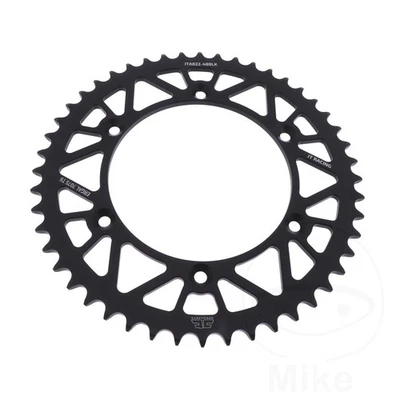 Piñón trasero JT aluminio 48/520 negro JTA822,48BLK para Husqvarna TC 610 1993-2000 Foto 1 de 4