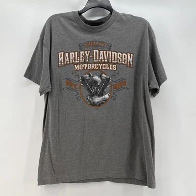 HARLEY DAVIDSON GENUINE MENS XLARGE T SHIRT GRAY HD OF ATLANTA GEORGIA - Image 1 of 4