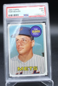 1969 Topps #480 Tom Seaver HOF  PSA 5 EX - Picture 1 of 2