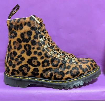 Botas Dr Martens Hechas en Inglaterra Barton Hechas en Inglaterra Pelo de Leopardo Talla 47 Foto 1 de 4