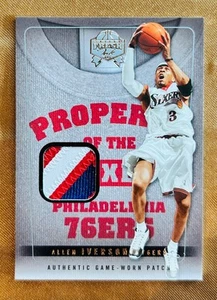 2004 Skybox Fresh Ink AI Game Worn Prime 3 Color Letter Cut Jersey 04-05 SP /99 - Picture 1 of 2