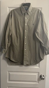 Camisa Ralph Lauren Blake L manga larga abotonada verde oliva - Imagen 1 de 5