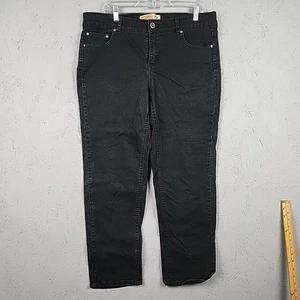Just My Size Jeans Womens 18W Black Denim Stretch Plus Size 38x29 Pockets Casual - Picture 1 of 9