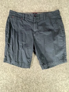 UNTUCKIT Men’s 9 Inch Chino Shorts Navy 34 Waist Regular Fit Classic Pima Cotton - Picture 1 of 5