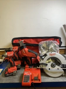 Milwaukee M18 BRUSHLESS 4-Tool Combo Kit - Picture 1 of 7