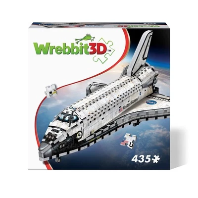 Wrebbit 3D Puzzle NASA Space Shuttle Orbiter Puzzle (435-Piece) - Immagine 1 di 4