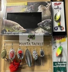 NEW Mepps Predator Pike Lure Kit Comet XD Tiger Aglia-e Perch Trout 8 x Spinners - Picture 1 of 1