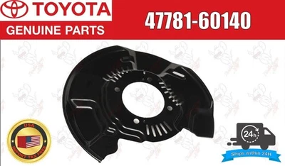 Toyota Lexus Genuin Land Cruiser COVER DISC BRAKE DUST, FRONT RH 47781-60140 OEM - Image 1 of 4