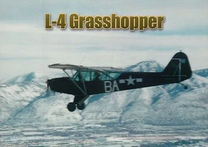 L-4 Grasshopper, World War 2 Airplane, Military Transportation, Plane - Postcard - Picture 1 of 2
