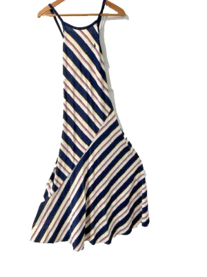 RALPH LAUREN – BNWT Girls Long Striped Dress L (12-14) - Image 1 of 4