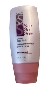 AVON Skin So Soft Soft & Sinnlich Cremiges Duschgel 8 fl. Oz. ~ Auslaufmodell / Selten - Bild 1 von 4