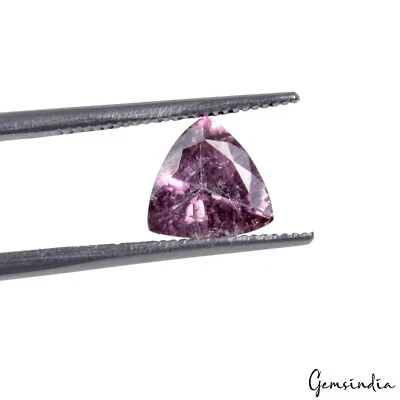 1.20Ct Excellent Trillion Shape Natural Pink Tourmaline Loose Certified Gemstone - Image 1 of 4