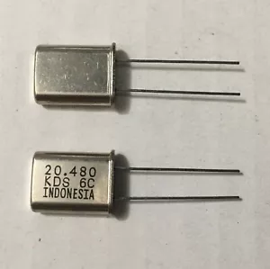 KDS KRISTALL 20,480 MHz (200 STCK.) - Bild 1 von 2