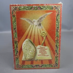 Fratelli Bonelli Dove Icon Mini Wall Hanging 3" x 4" Made in Italy Christian - Picture 1 of 3