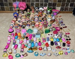 Riesiges Set LOL Surprise 3 Zoll Puppen über Lil Sis Puppen Babys Haustiere Zubehör Outfit - Bild 1 von 15