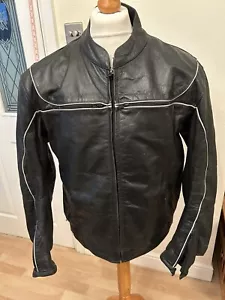 Crivit Leather Motorcycle Jacket Large - Picture 1 of 5