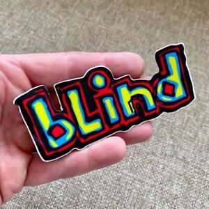 Vintage Style Blind Skateboard Sticker 4" - Classic Gloss UV Protected Skate