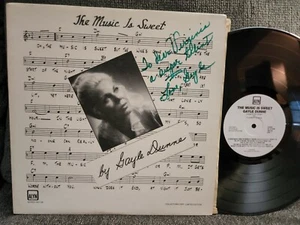GAYLE DUNNE The Music is Sweet LP FEMALE JAZZ VOCAL SIGNED AUTOGRAPHED - Picture 1 of 4