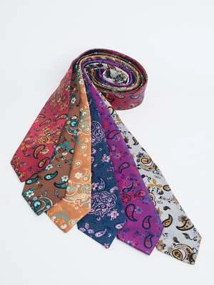 Steven Land | 100 % seda | Corbata clásica de cachemira y cuadrado de bolsillo Foto 1 de 4