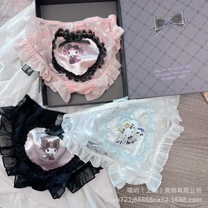 Kuromi*Melody Anime Women Panties Underwear Briefs Cute Girl underpants Lace - Picture 1 of 11