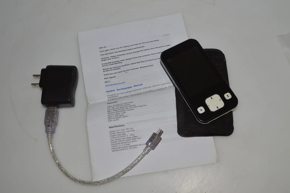 JM ARM CORTEX POCKET OSCILLOSCOPE W/TFT 320X240 65K COLOR LCD DISPLAY (BNJ74) - Image 1 of 4