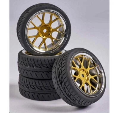 Carson 900163 1:10 Räderset 10 Sp.Design (4) gold/chrom 500900163 - Bild 1 von 2