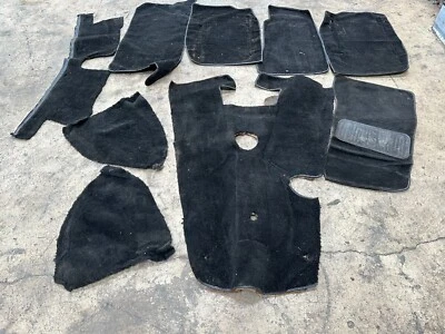 MG MGB Genuine Floor Mat Carpets Black OEM 38K Miles - Image 1 of 4