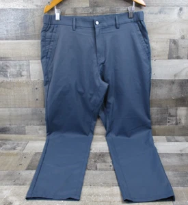 Jack Archer Jetsetter Tech Pants Men 34x30 Fits 34x27 Deep Blue Performance Golf - Picture 1 of 6