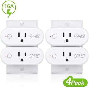 Enchufe inteligente, wp six, 16A solo admite 2,4 GHz wi-fi (paquete de 4) usado (rasguño, marca) - Imagen 1 de 5