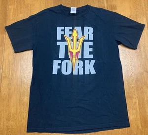 Gildan Arizona State University Herren T-Shirt M schwarz Fear The Fork Sun Devils - Bild 1 von 6