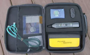 Fluke Link Runner mit 8 Draht Kartenadapter und Terminator im Koffer Gerste gebraucht - Bild 1 von 9