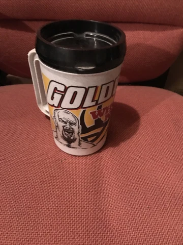 WCW Wrestling GOLDBERG Mug Coffee Cup NWO 1999 Who's Next Cover