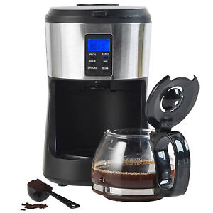 Salter® Caffé Bean to Jug Coffee Maker Integrated Grinder 750ml Carafe (EK4368)
