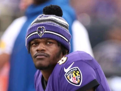 Official Winter Hat Baltimore Ravens Lamar Jackson - Derrick Henry - Image 1 of 4