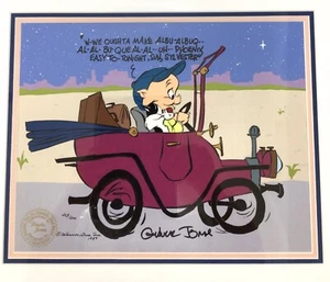 Warner Bros Animatio Cel Sylvester Porky Pig Claws For Alarm Signed Chuck Jones - Picture 1 of 17