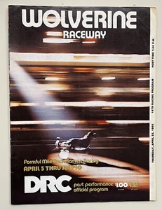 Wolverine Harness Raceway Racing Program 1982 Vintage - Picture 1 of 10