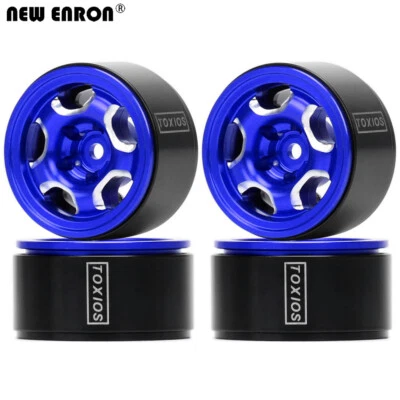 Alloy 1.0 inch Beadlock Wheel Rim for 1/24 Mini Axial SCX24 C10 90081 Deadbolt - Image 1 of 4