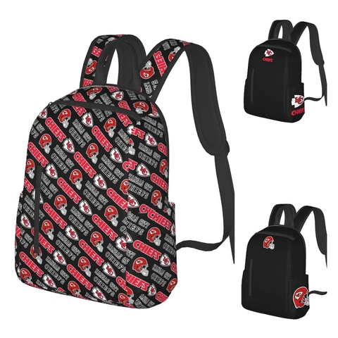 Kansas City Chiefs Lightweight Backpack Hiking Travel Backpack School Bag Cover
