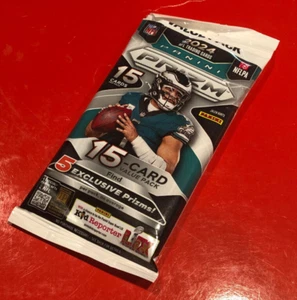 Fútbol americano Panini Prizm NFL 2024 JJ McCarthy verde PRIZM Vikings ¡PAQUETE DE MODA!! - Imagen 1 de 1