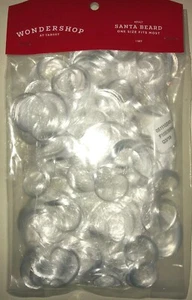 NUEVO NIP BARBA BLANCA BRILLANTE DE SANTA CLAUS talla única para la mayoría de DISFRAZ RIZADO BONITO @@ - Imagen 1 de 1