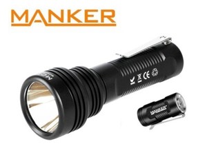 New Manker MC13 Limited 4500 Lumens LED Flashlight Torch (NO Battery)