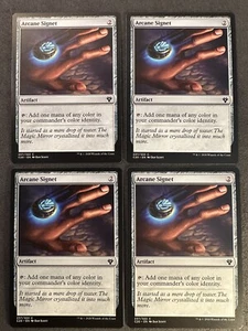 Arcane Signet x4 (Playset) MINT Commander 2020 (C20) MTG Magic Ikoria - Picture 1 of 4