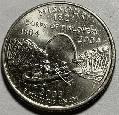 2003 D Missouri Statehood quarter circulated - Image 1 of 3
