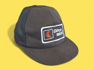 Vintage Ditch Witch Hat Swingster Snapback Cap Patch Mesh Trucker Construction - Picture 1 of 5
