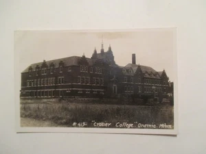 RPPC Onamia Minnesota Postcard Crosier College Real Photo MN - Picture 1 of 2