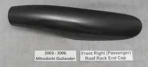 Baca de techo delantera derecha Mitsubishi Outlander 2003 tapa de extremo 2004 2005 2006 OEM - Imagen 1 de 9