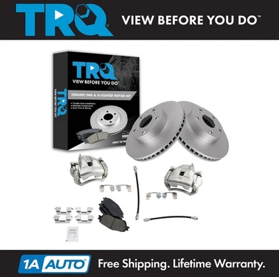 TRQ Front Brake Pad & Rotor Kit Fits 2005-2011 Toyota Tacoma - Image 1 of 4